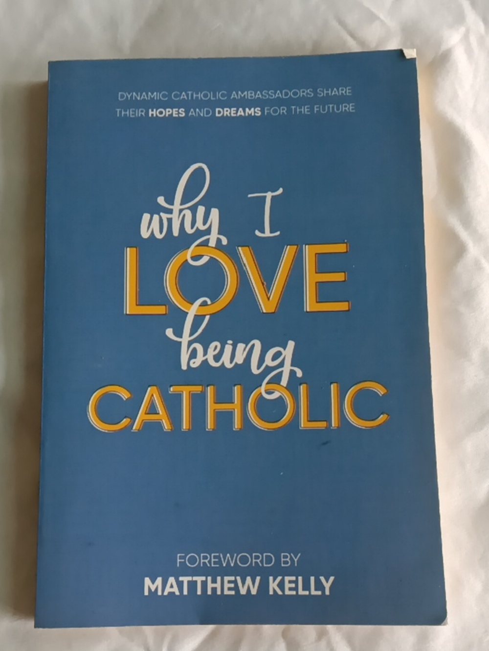 Why I Love Being Catholic – Blue Paperback Book